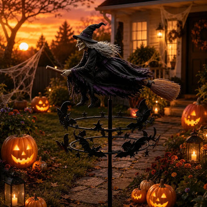 Halloween Early Bird Special🧙‍♀️ The Enchanted Witch Garden Wind Spinner